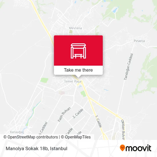 Manolya Sokak 18b map