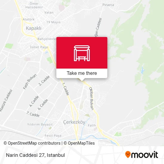 Narin Caddesi 27 map