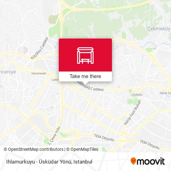 Ihlamurkuyu - Üsküdar Yönü map