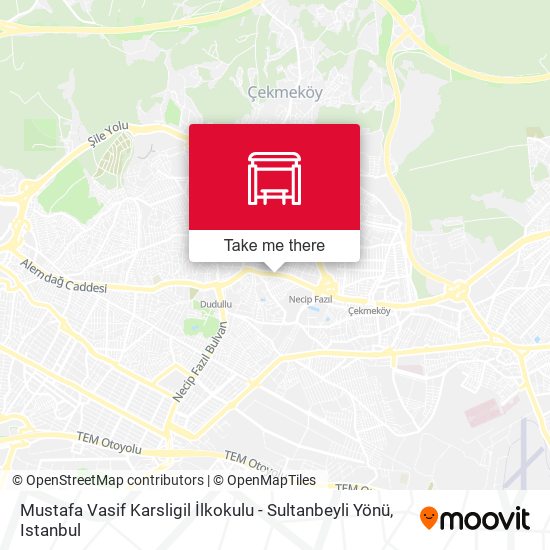 Mustafa Vasif Karsligil İlkokulu - Sultanbeyli Yönü map