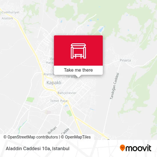 Aladdin Caddesi 10a map