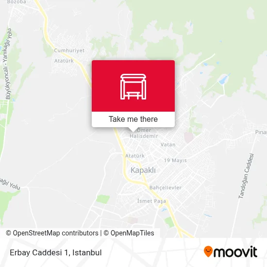 Erbay Caddesi 1 map