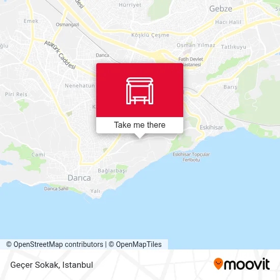 Geçer Sokak map