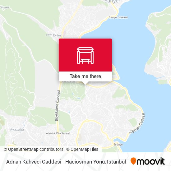 Adnan Kahveci Caddesi - Haciosman Yönü map