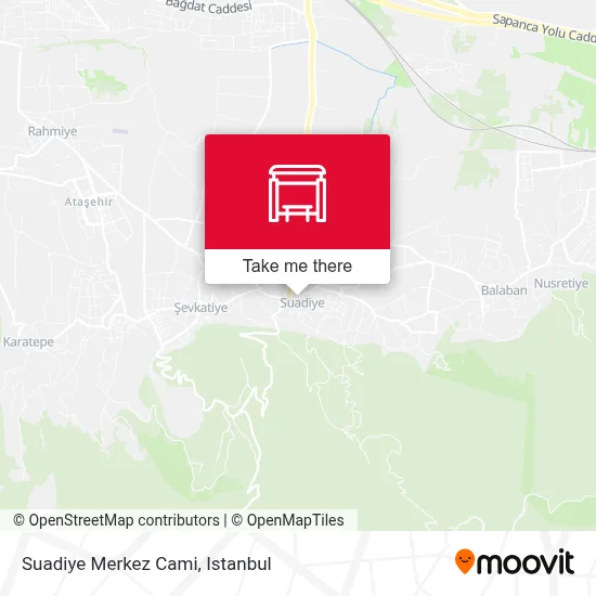 Suadiye Merkez Cami map