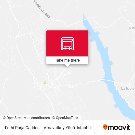 Fethi Paşa Caddesi - Arnavutköy Yönü map