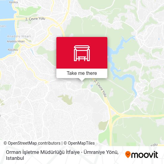 Orman İşletme Müdürlüğü İtfaiye - Ümraniye Yönü map