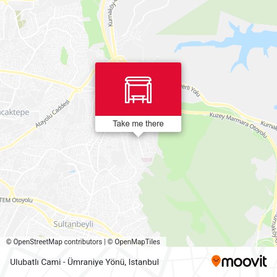 Ulubatlı Cami - Ümraniye Yönü map