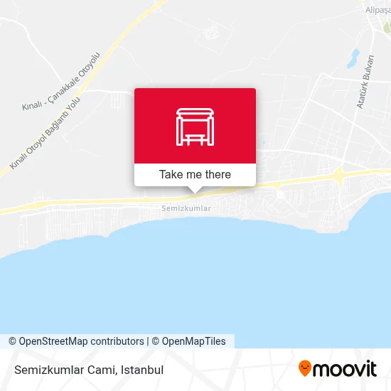 Semizkumlar Cami map