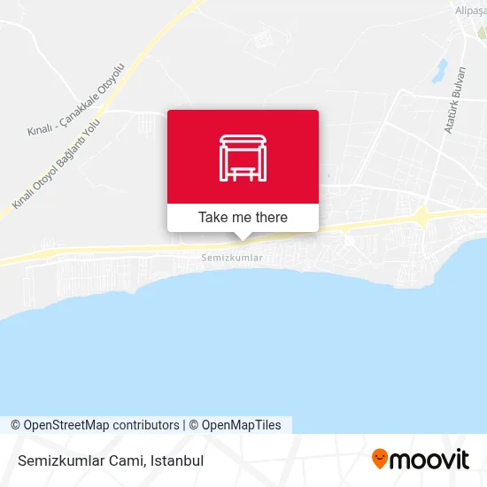 Semizkumlar Cami map