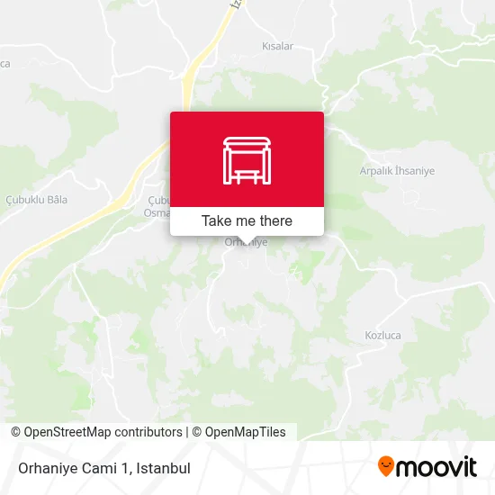 Orhaniye Cami 1 map