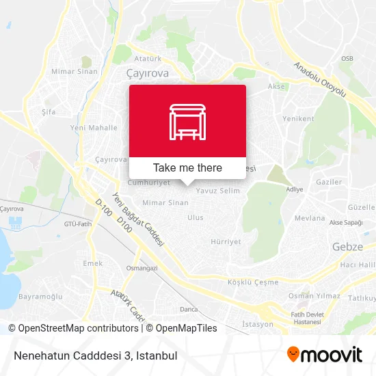 Nenehatun Cadddesi 3 map