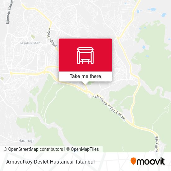 Arnavutköy Devlet Hastanesi map
