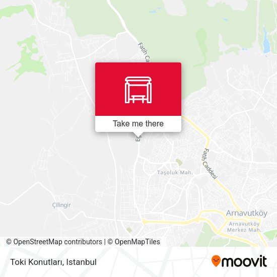 Toki Konutları map
