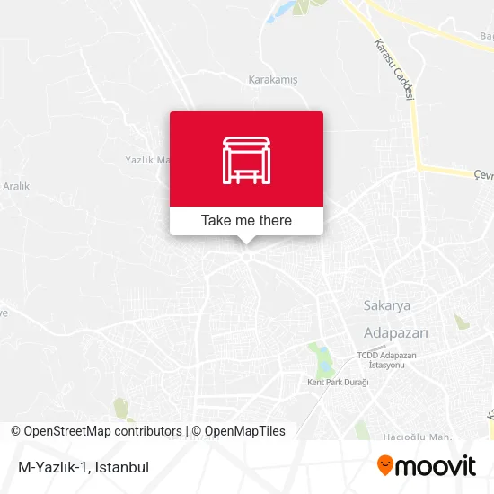 M1-Yazlık map