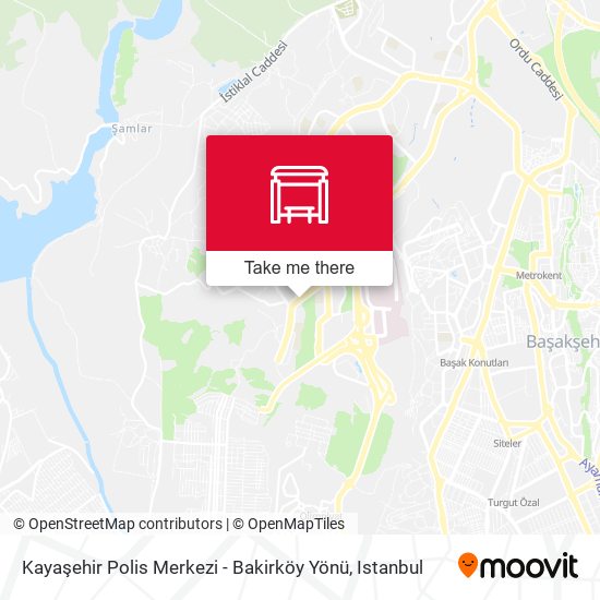 Kayaşehir Polis Merkezi - Bakirköy Yönü map