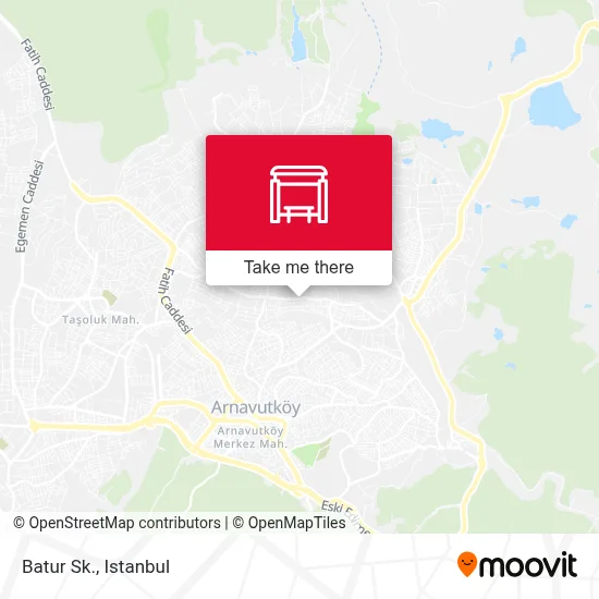 Batur Sk. map