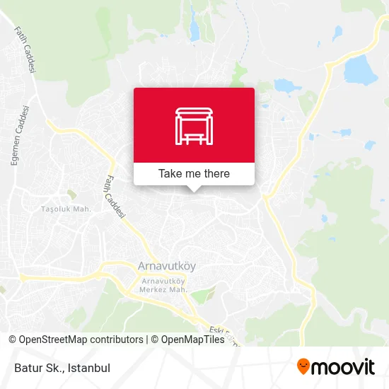 Batur Sk. map