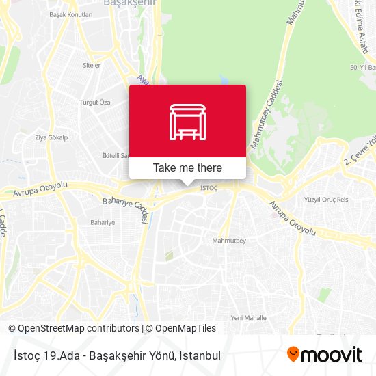 İstoç 19.Ada - Başakşehir Yönü map