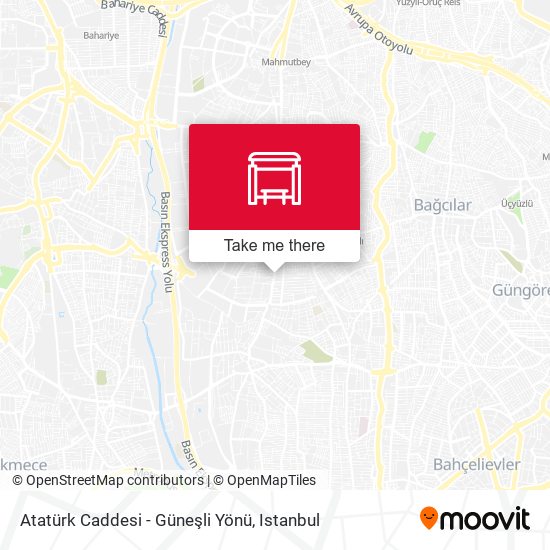 Atatürk Caddesi - Güneşli Yönü map