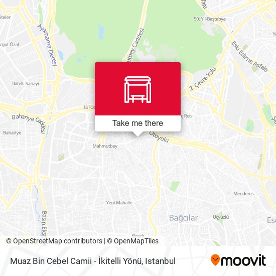 Muaz Bin Cebel Camii - İkitelli Yönü map