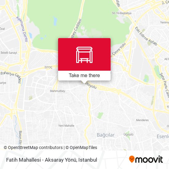 Fatih Mahallesi - Aksaray Yönü map