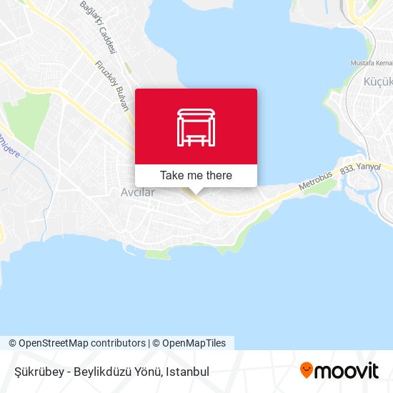 Şükrübey - Beylikdüzü Yönü map