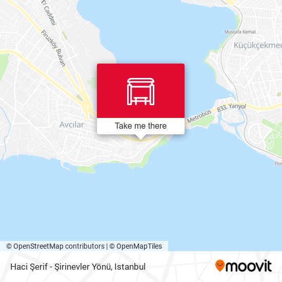 Haci Şerif - Şirinevler Yönü map