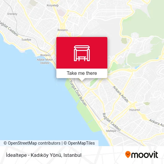 İdealtepe - Kadıköy Yönü map