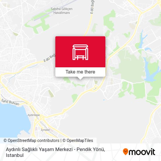 Aydınlı Sağlıklı Yaşam Merkezi - Pendik Yönü map