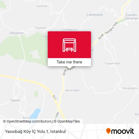 Yassıbağ Köy İÇ Yolu 1 map