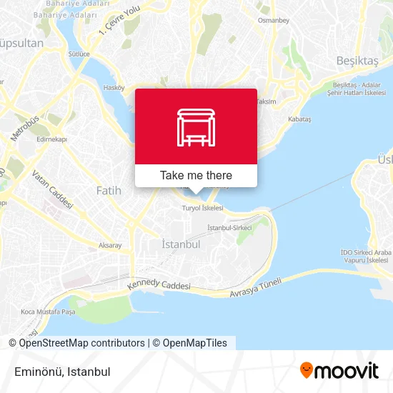 Eminönü map