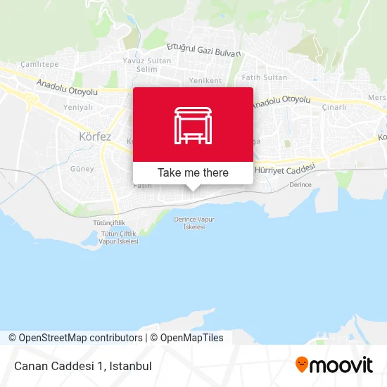 Canan Caddesi 1 map