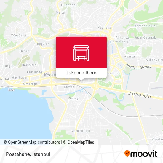 Postahane map