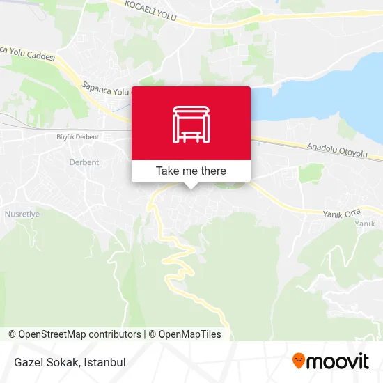 Gazel Sokak map