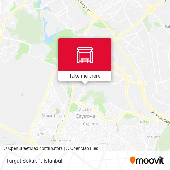 Turgut Sokak 1 map