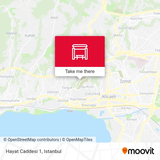 Hayat Caddesi 1 map