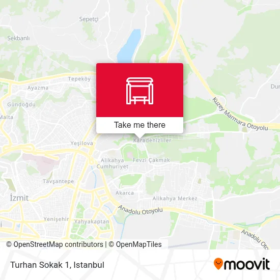 Turhan Sokak 1 map
