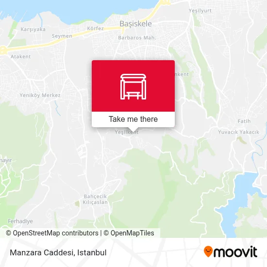 Manzara Caddesi map