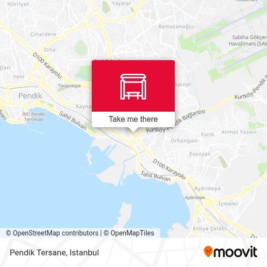 Pendik Tersane map
