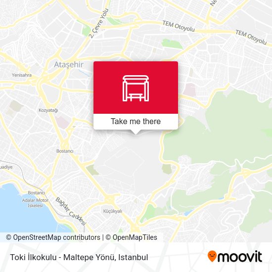 Toki İlkokulu - Maltepe Yönü map