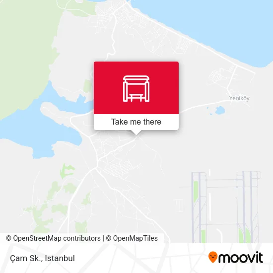 Çam Sk. map
