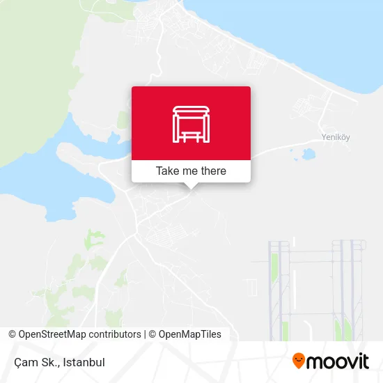 Çam Sk. map