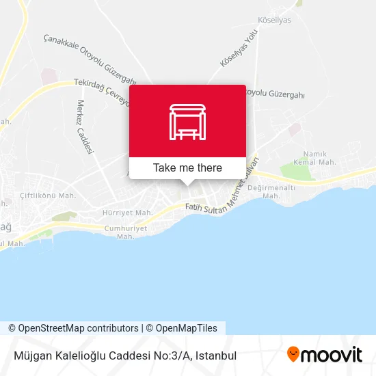 Müjgan Kalelioğlu Caddesi No:3 / A map