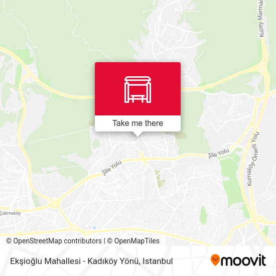 Ekşioğlu Mahallesi - Kadıköy Yönü map