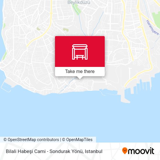 Bilali Habeşi Cami - Sondurak Yönü map