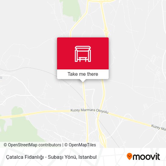 Çatalca Fidanlığı - Subaşı Yönü map