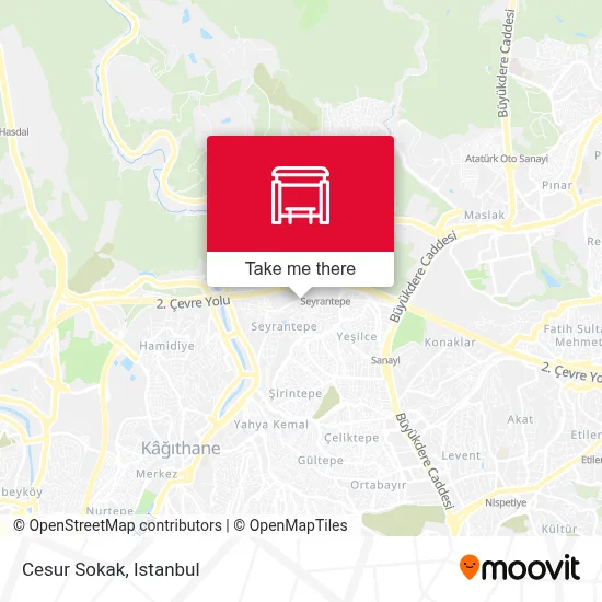 Cesur Sokak map