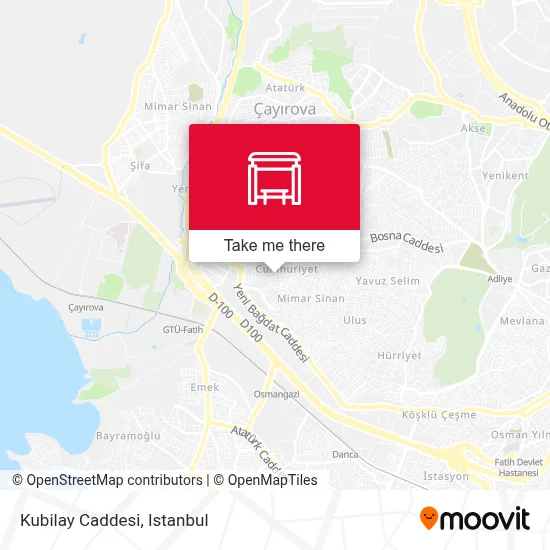 Kubilay Caddesi map