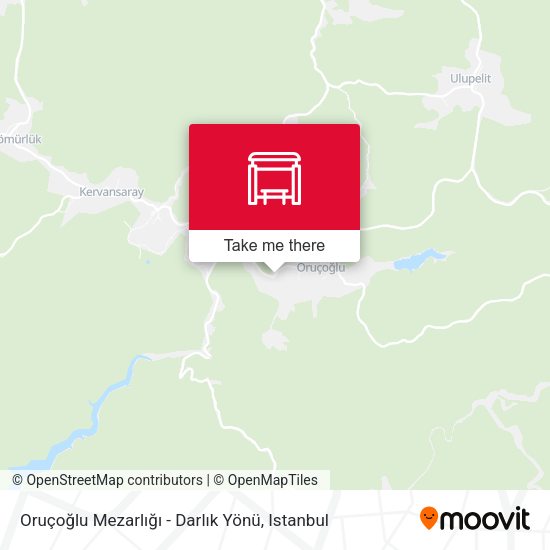 Oruçoğlu Mezarlığı - Darlık Yönü map